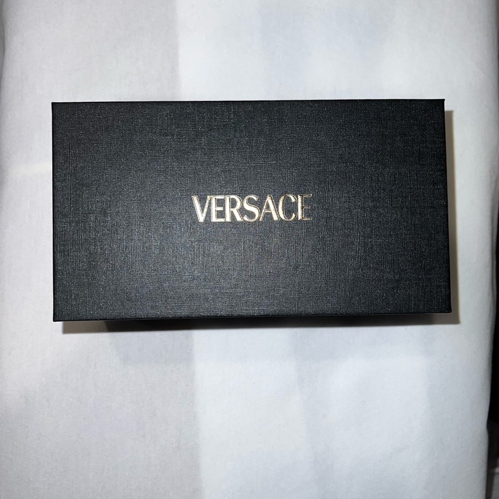 Versace Black Gift Box with Gold Logo